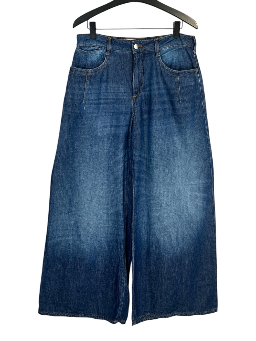 Anthropologie Pilcro Ultra Wide Leg Jeans Size 28 - Picture 2 of 8